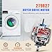 Happybuy 279827 Dryer Motor,Compatible with Kenmore,Whirlpool, KitchenAid, Roper Dryer, Replaces 279827, AP3094245, 26000299992, 336351, 3388209, 4319349, 660199, 786067, 8066206, W10194250, W10448892