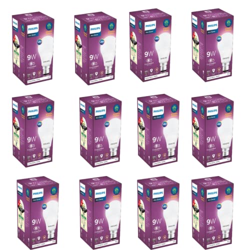 Philips 9-Watts B22 LED Cool Day White LED Bulb, Pack Of 12, (Ace Saver) For Rs. 749 @ 60 % Philips 9-Watts B22 LED Cool Day White LED Bulb, Pack Of 12, (Ace Saver) For Rs. 749 @ 60 %