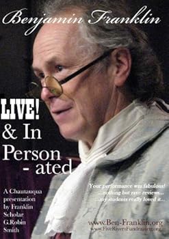DVD Benjamin Franklin - LIVE! & In Person - ated Book