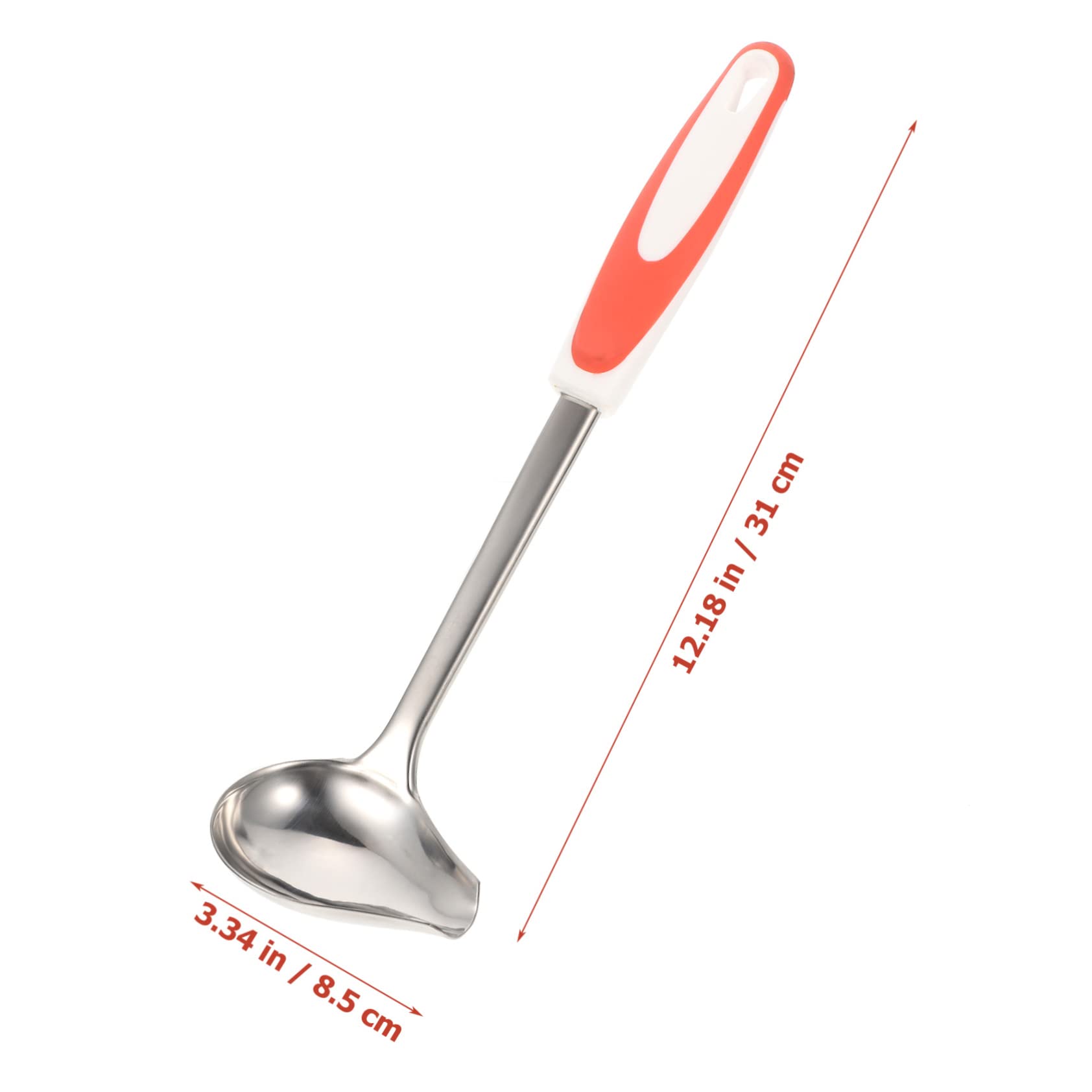 Happyyami Saucer Spoon Sauce Serving Spoon Stainless Steel Ladle for Cooking for Dressings Gravies