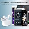 Wireless Earbuds, E90 Earbuds with Extra Deep Bass and Stereo Sound, IPX8 Waterproof Stereo Wireless Earphones with Built-in Microphone and Touch Control IPX8 Waterproof