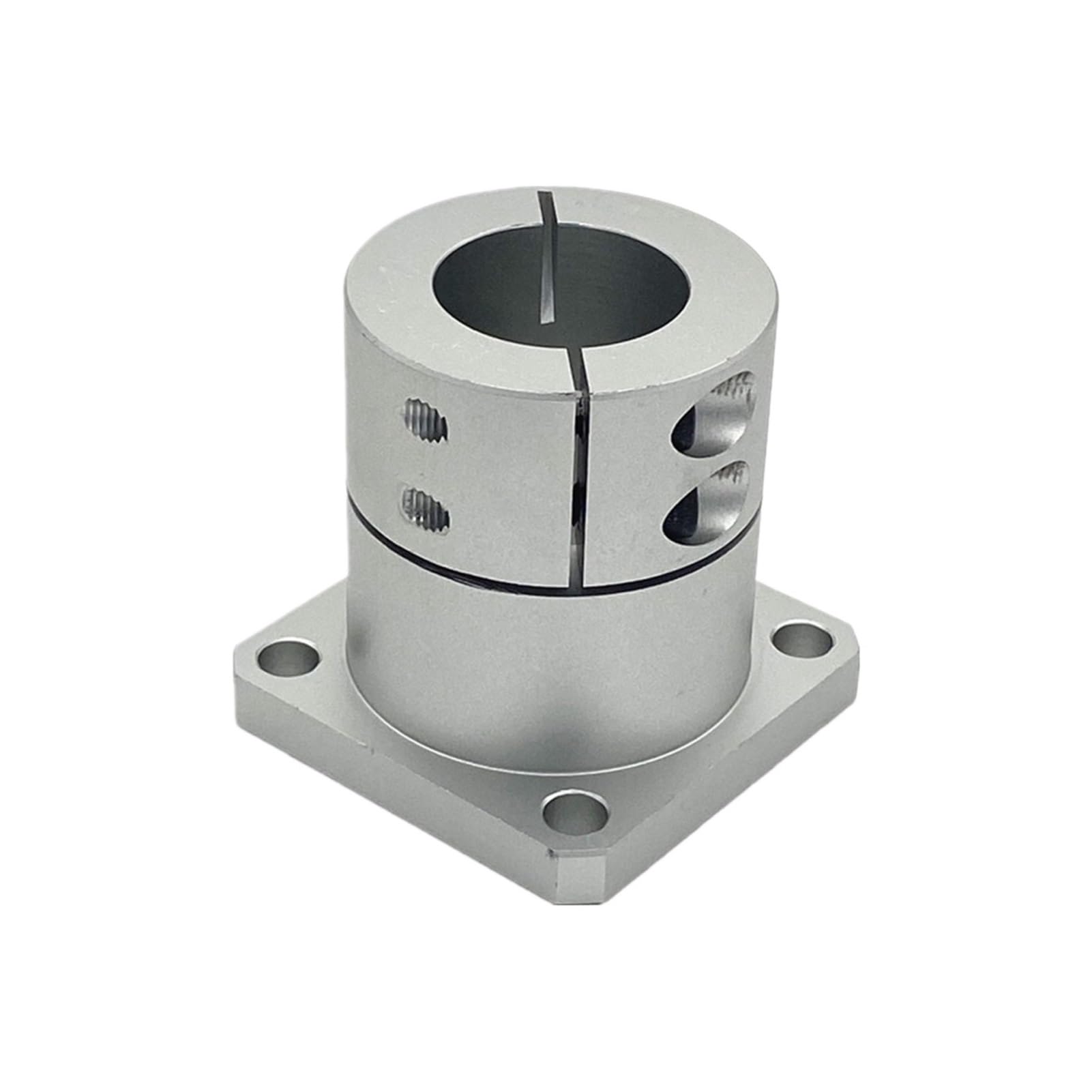Round Square Compact Flanged Mount Type Cast With Slit Shaft Supports Linear Motion Automation Components(Round-DXZRAL,D50 1pcs)