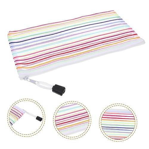 6 Pcs Zipper Money Bags Cash Storage Pouches for Bills and Receipts Sturdy Mesh Organizer for Travel School and Office Use4