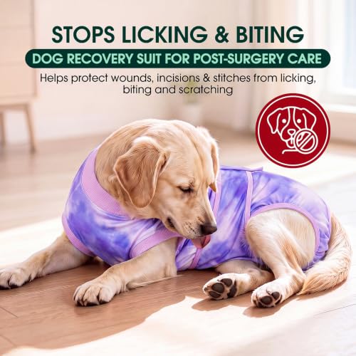 Image of Kuoser Dog Surgery Suit Female Spay, Dog Recovery Suit Male Neuter