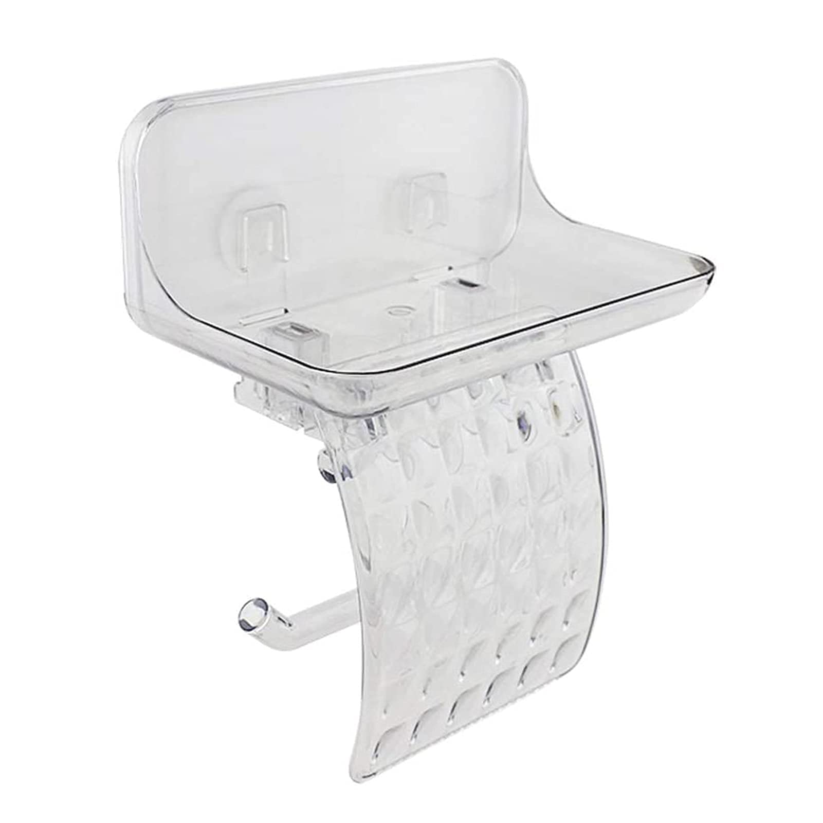トイレットペーパーホルダーバスルーム用クリアティッシュロールディスペンサー Amazon.co.jp: ペーパータオルホルダー トイレットペーパー
