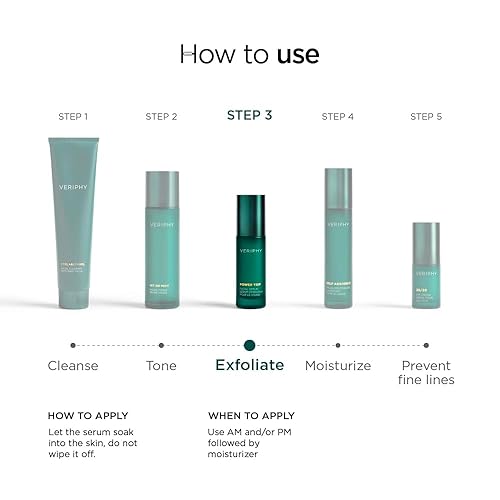 Miniatura 6 de Suero facial exfoliante AHA Veriphy. Potente mezcla de ácido láctico y PhytoSpherix® que exfolia la piel, revelando una tez fresca y revitalizada.