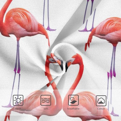 Pink Flamingos Hearts White Toddlers Underwear Floral 2t Cotton Panties for Girl Personalized Kids Undies Briefs3