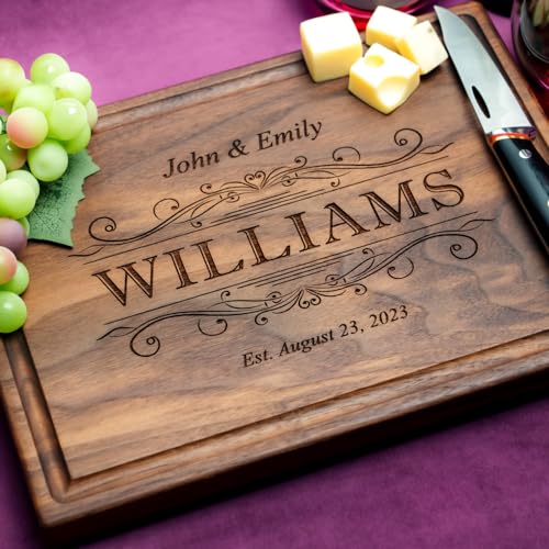 Personalized Cutting Board – Custom Engraved Wood Charcuterie Board