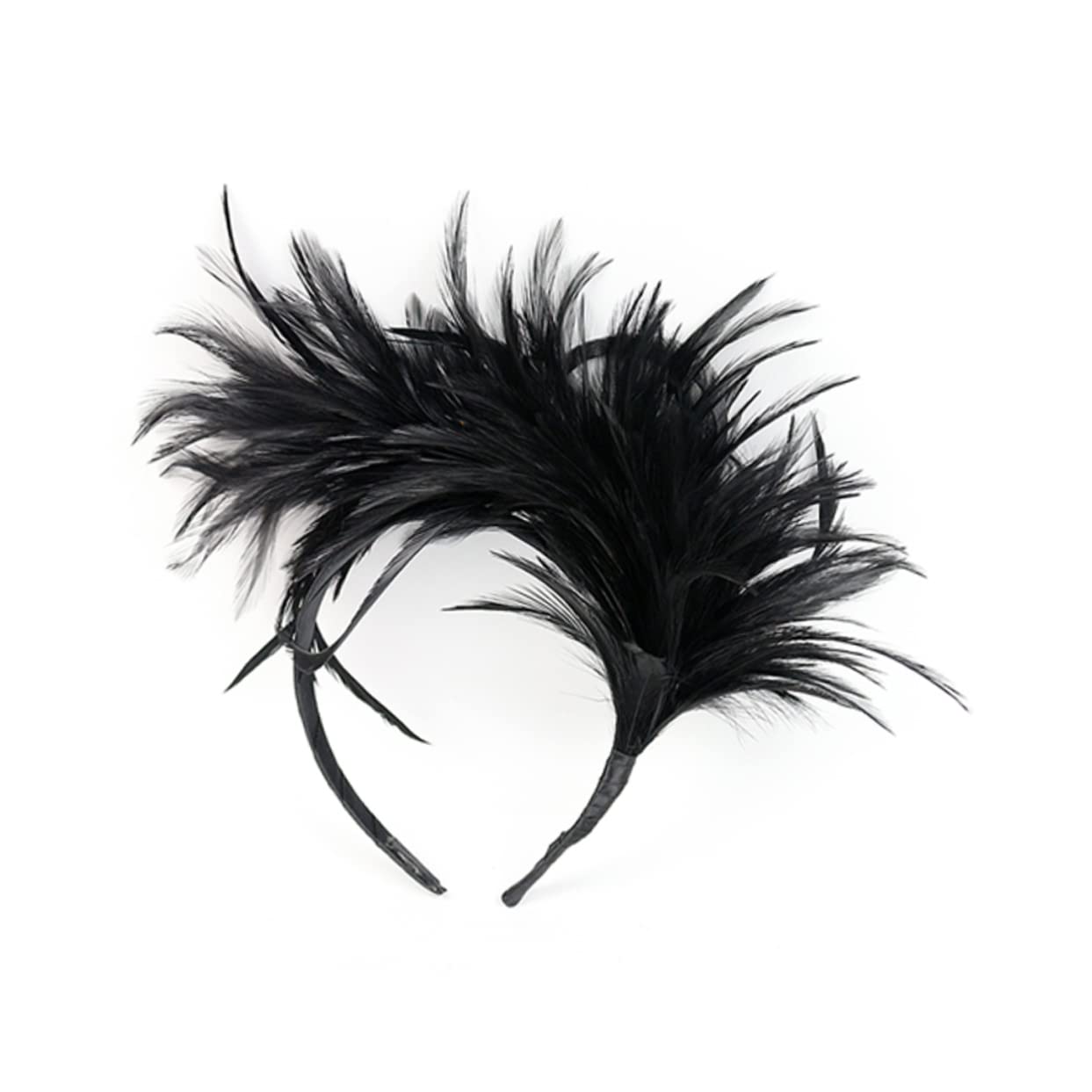 Healeved 3stücke Elegant Schwarzer Federhaarschmuck Für Braut Partys Teiliges Leicht Rutschfest Für Hochzeiten Cosplay Und Fotorequisiten Für Festliche Anlässe
