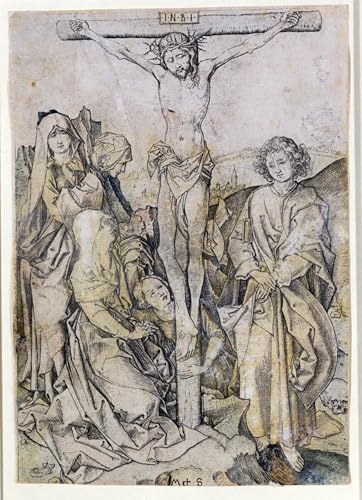 Christ en Croix Peinture sur Toile pour Apaiser Votre Chambre