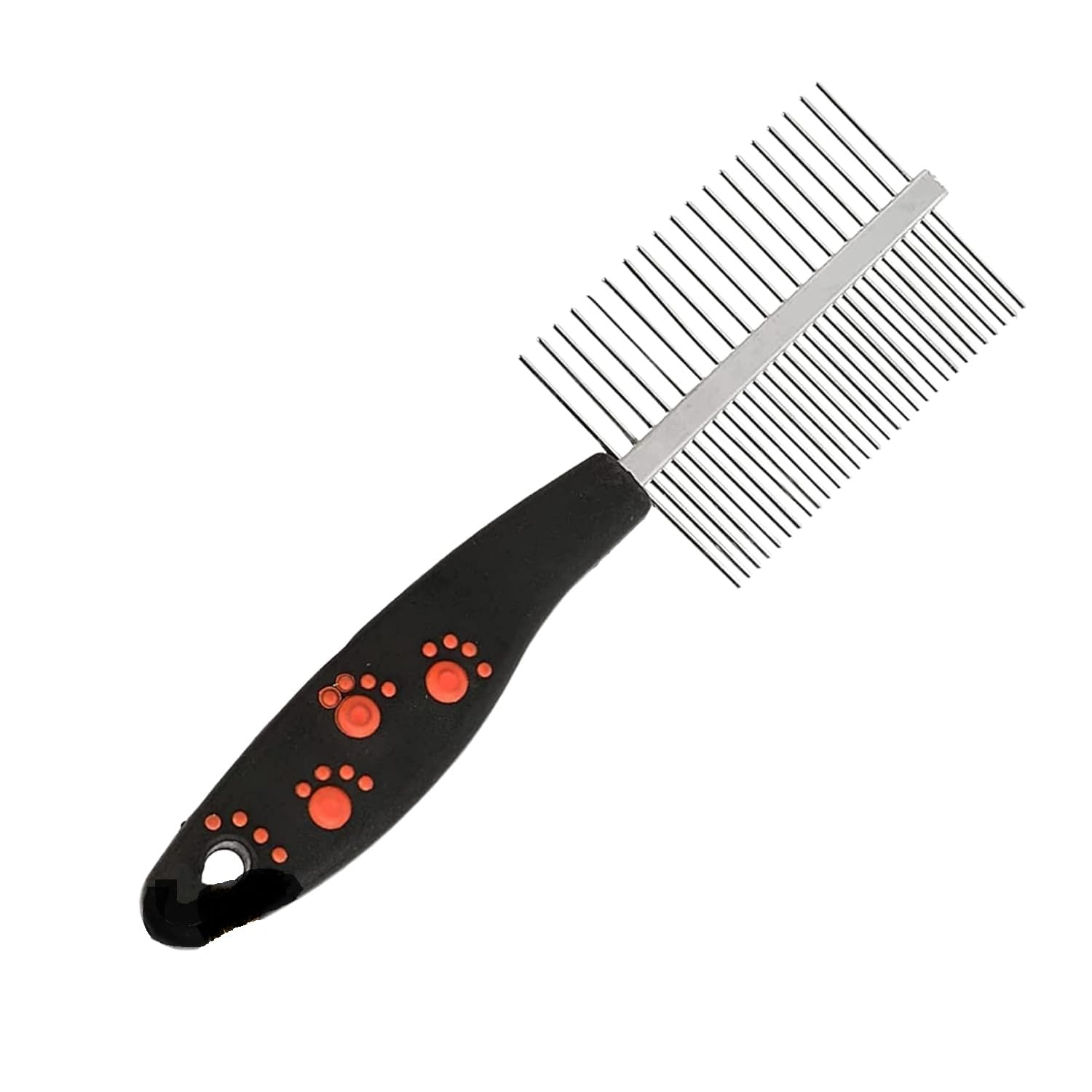 SiRaa Double Side Steel Needles Comb for Dogs and Cats - (Paw Dual Comb) | Grooming Rake Shedding Comb for Dogs, Cats - Cleaning Supplies (Color May Vary) (Double Side Comb) (B0CVXDPW8S) Amazon Price History, Amazon Price Tracker