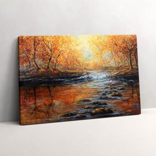 Photo sur toile forêt d'automne pour réchauffer l'ambiance du bureau