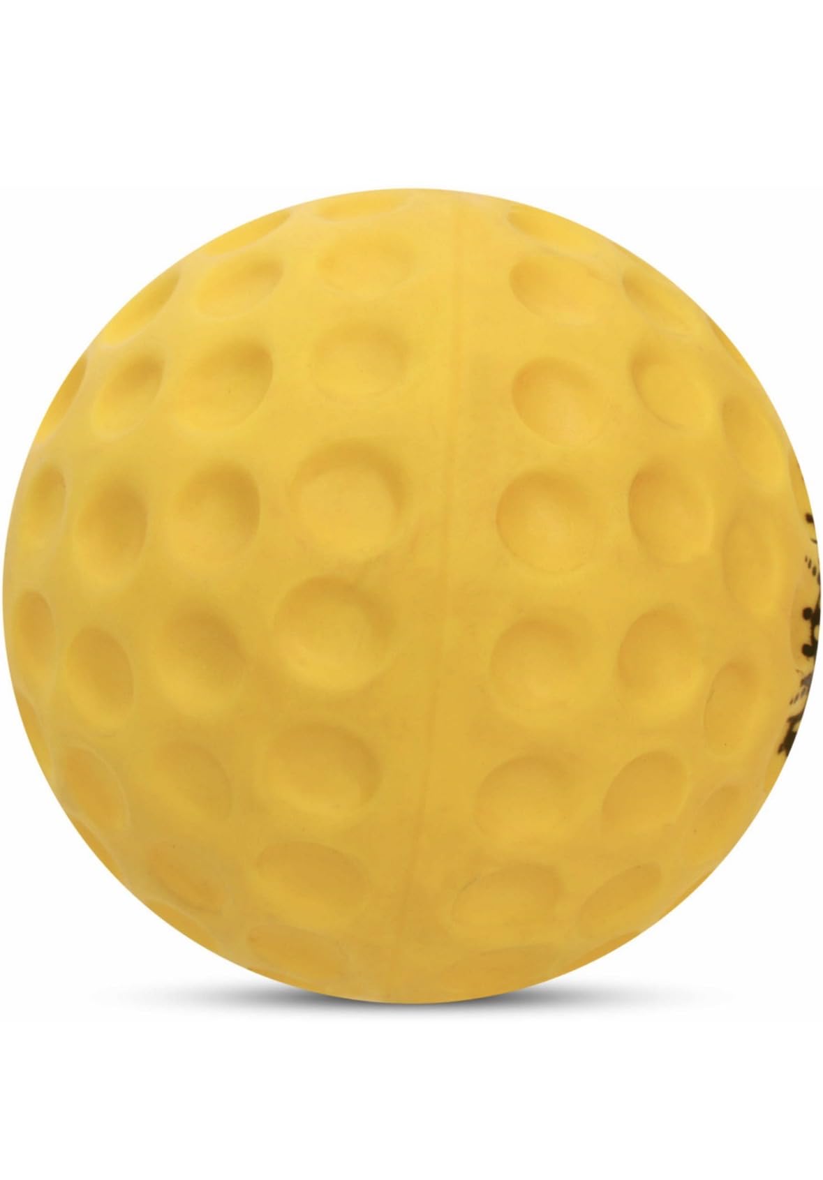 PU Cricket Balls for Bowling Machine & Throwdowns, Yellow, Dimple Balls, Synthetic Balls,Pack of 6-image-27