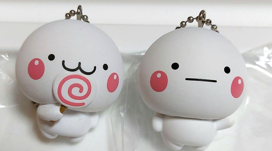 Amazon.co.jp: しろまる マスコットボールチェーン 2個セット : おもちゃ