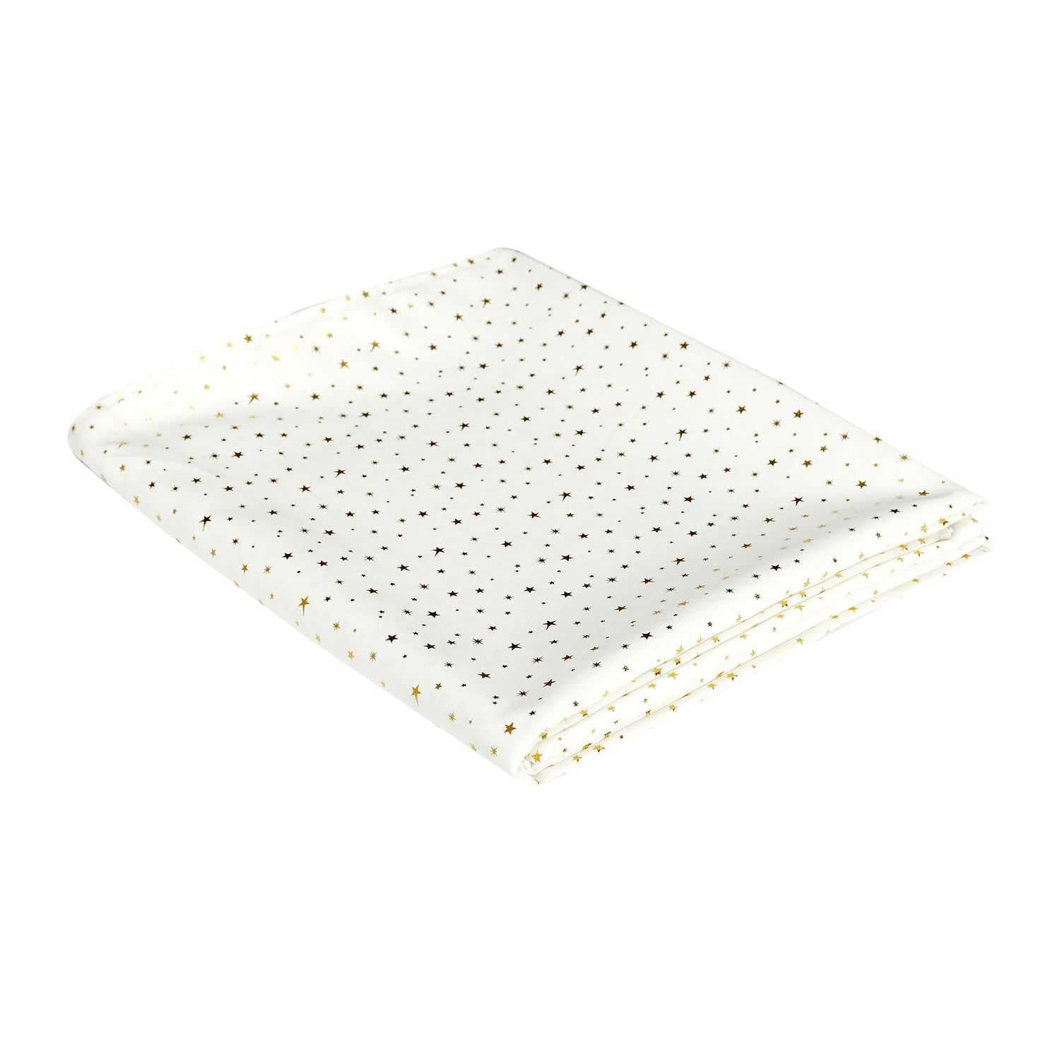 Nappe motif étoile dorée pour repas de Noël et soirées chics en famille
