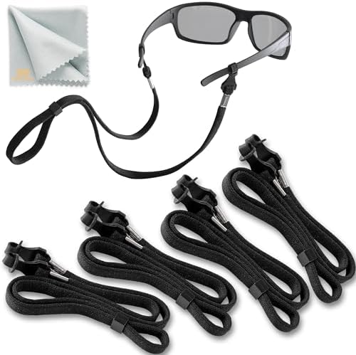 Eyeglasses String Holder Straps Cord - 4 Premium Eyeglass Chains for Men Women