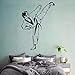 Stickers muraux Arts martiaux Taekwondo garçon combattant Gym sport maison Art intérieur vinyle autocollant personnalité créatif mur autocollant A8 36x25 cm