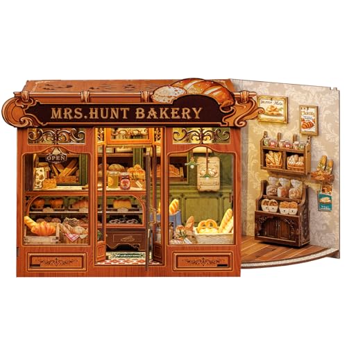 CUTEBEE Mrs. Hunt Bakery Book Nook Kit — DIY book nook kit