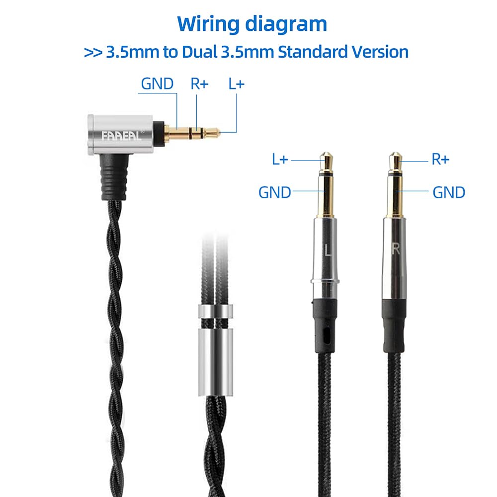 Amazon | FAAEAL 交換用ヘッドセットケーブル Hifiman Sundara Arya