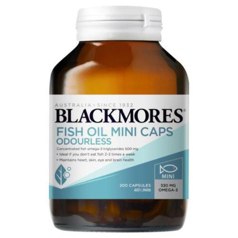 Blackmores Odourless Fish Oil 400 Mini Capsules