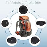 Bucket Hat For Woman Sun Rain Waterproof Sunhat Wide Brim Bonnet Packable Straw Fishing Hat Hiking Caps Camping Pool Uv Protection Hats Summer Fishing Sunshade Outdoor Quick-drying Cowboy Cover Travel - Image 7