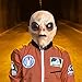 PartyHop Alien Mask ET Dress Up Latex Full Head Scary Horror Mask Extraterrestrial Fancy Dress for Halloween Carnival Costume Party