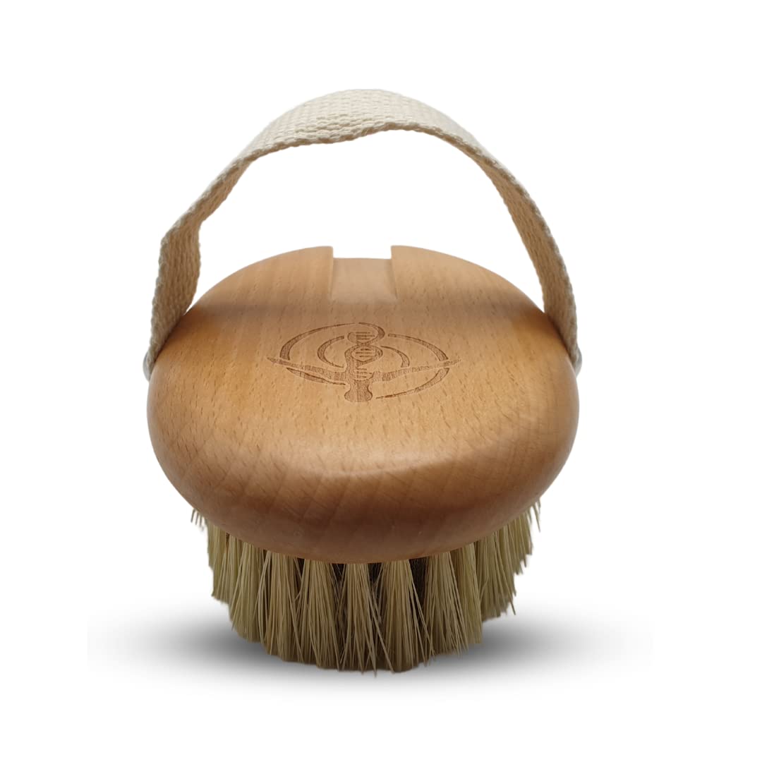 Cepillo de cuerpo iónico de cobre, cepillo de cuerpo seco con cerdas iónicas