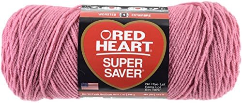 Amazon.com: Red Heart Super Saver Yarn-Light Raspberry