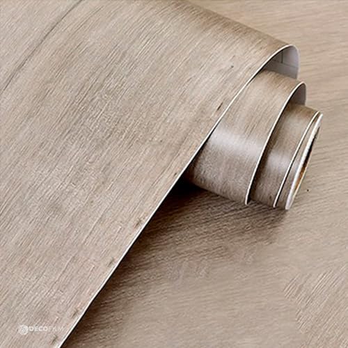 DECO PVC Vinil Adhesivo Tipo Madera, Colores solidos y Marmol, Papel Tapiz autoadherible, Papel de Contacto para Pared, Muebles, Cocina etc (1, A401)