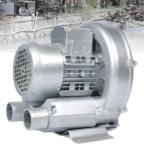 Pompe à air électrique avec turbine à haut débit d'air pour optimiser l'aération de bassin et d'aquarium