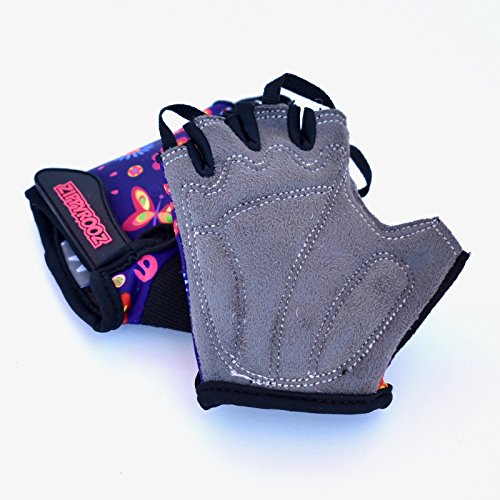 Zippyrooz Toddler & Little Kids Bike Gloves For Balance And Pedal Bicycles For Ages 1-8 Years Old. 8 Designs For Boys & Girls (Peace, Little Kids Xl (7-8)) #TOP2