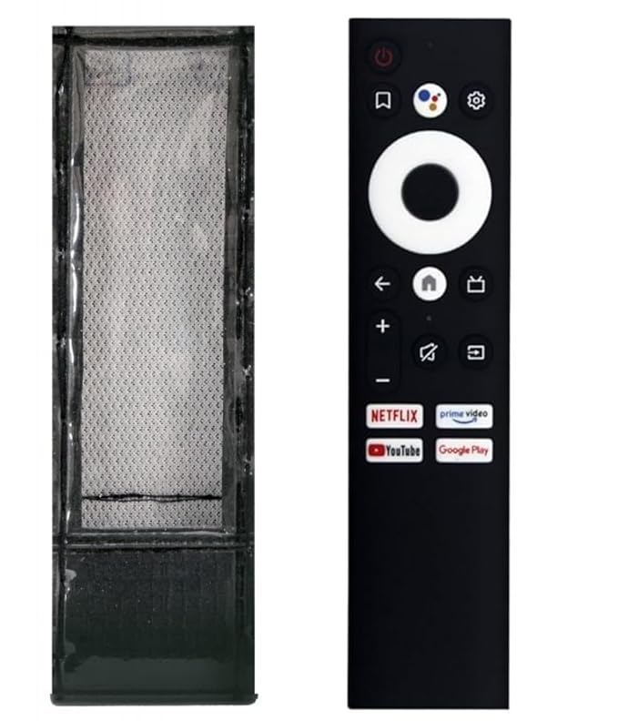 LUNAGARIYA® Protective Cover for Croma LED/LCD TV Remote, PU Leather Coverr(only Cover for Selling Purpose) Black Cover LUNAGARIYA® Protective Cover for Croma LED/LCD TV Remote, PU Leather Coverr(only Cover for Selling Purpose) Black Cover