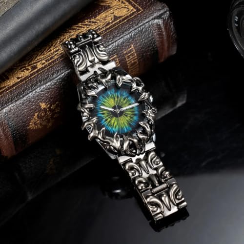 Image of CARLIEN Gothic Claw Watch for Men - Unique Stainless Steel Wristwatch