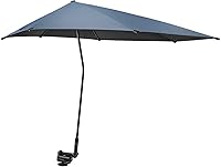 Vista 13 de G4Free Sombrilla de playa ajustable UPF 50+ XL con abrazadera universal para silla, cochecito, silla de ruedas, carrito de golf, grada, patio