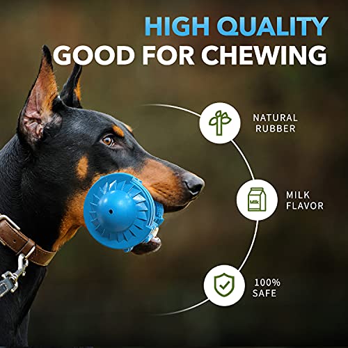 EASTBLUE Dog Squeaky Toys for Aggressive Chewers: Rubber Puppy Chew Toy with Squeaker Almost Indestructible and Durable Toy for Medium and Large Breed - Image 5