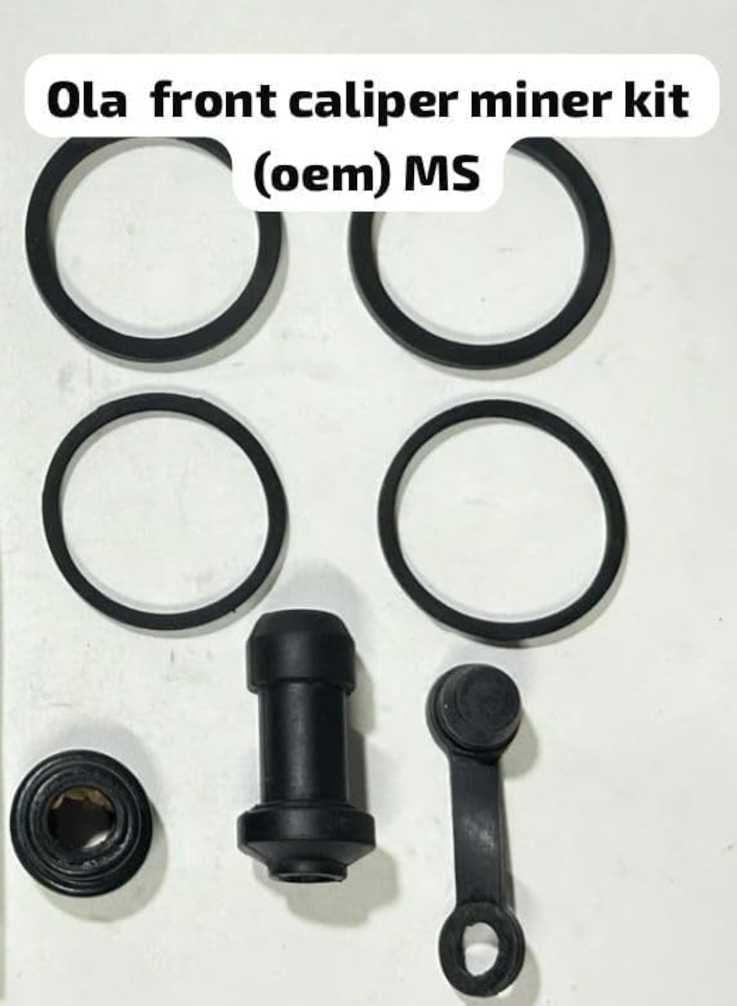 Front and Rear Brake Caliper Repair Kit Compatible with Ola