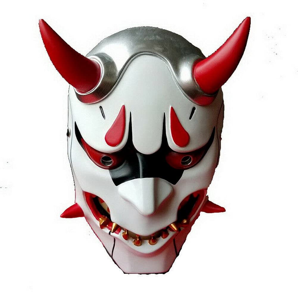 Amazon.com: AUSUKY Japanese Hannya Full Face Mask Devil Demon Oni