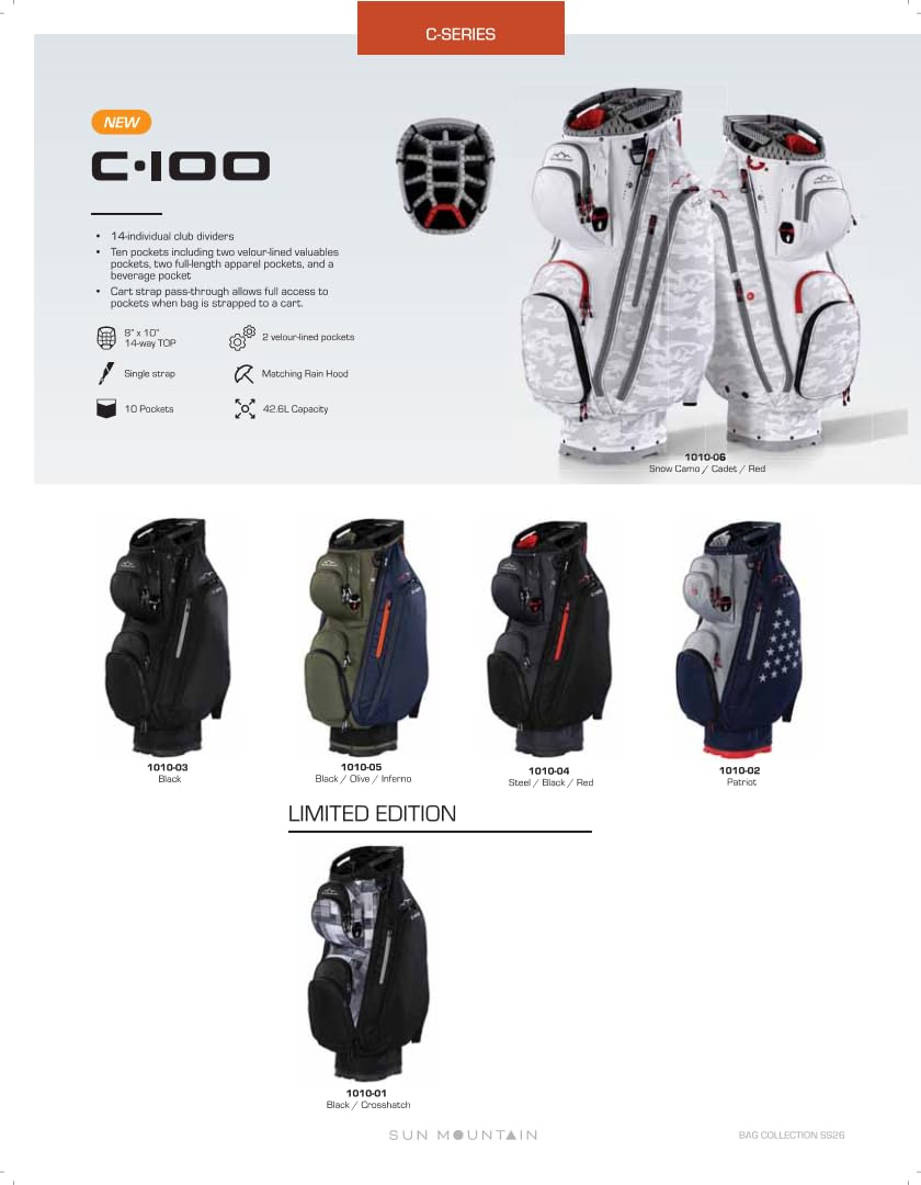 Amazon.co.jp: Sun Mountain (サンマウンテン) メンズ C100 軽量カート