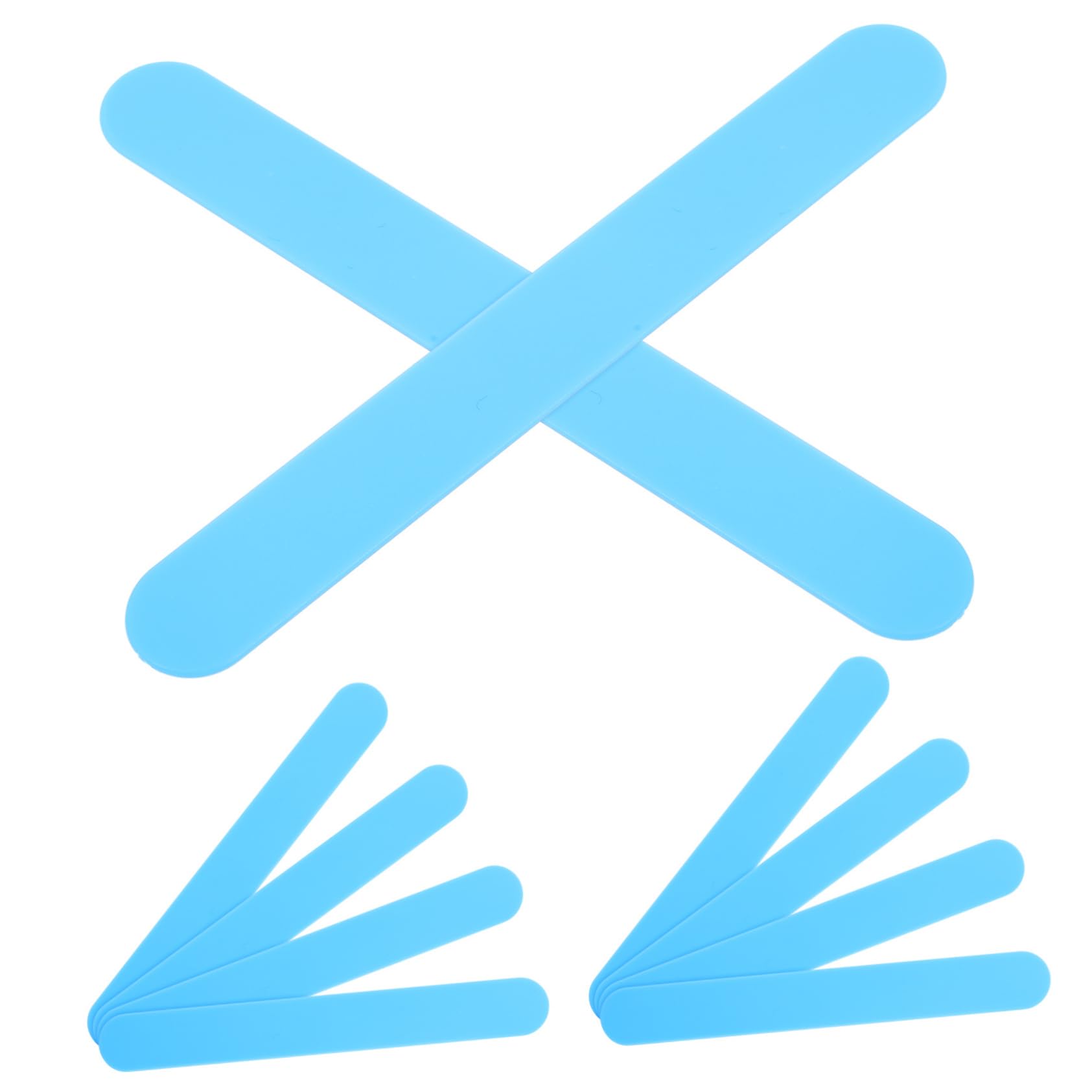 Didiseaon 10Pcs Plastic Tongue Depressors for Oral Scraper Sticks for Adults for Medical Use Craft Projects and Plant Marking