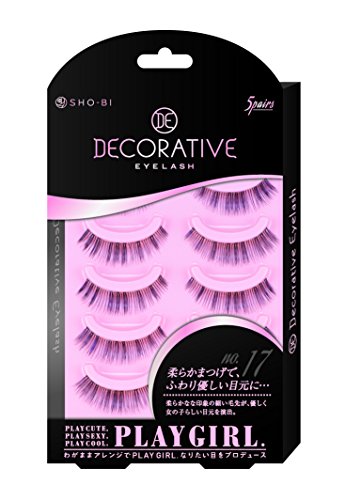 デコラティブアイラッシュ プレイガールNo.17(上まつげ用) SE85549