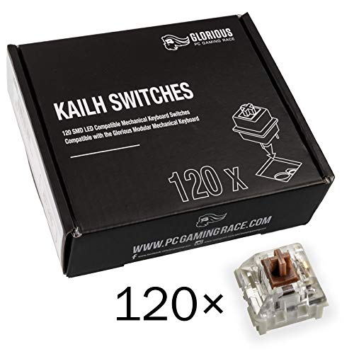 Glorious PC Gaming Race Kailh Speed ??Bronze Switches per tastiere GMMK - 120 Pezzi