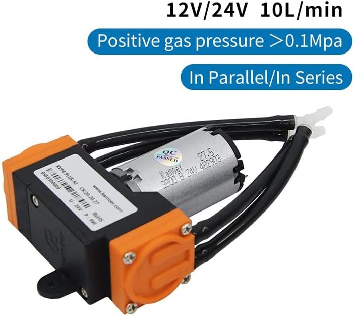 KVP8 12/24Vミニダイアフラム真空ポンプ DC使用するブラシモーター(KVP8 PLUS-KK)