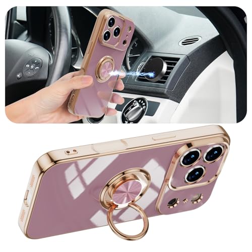 Coque iPhone 17 Pro Max violette avec anneau pour vos selfies - 3