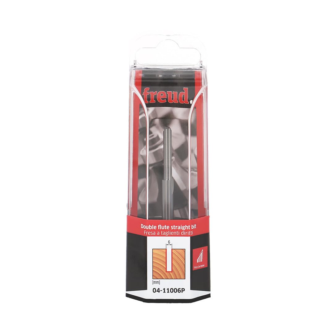 FREUD Fresa HM Z2 recta/punta D6 I25,4 L76 S6 mm