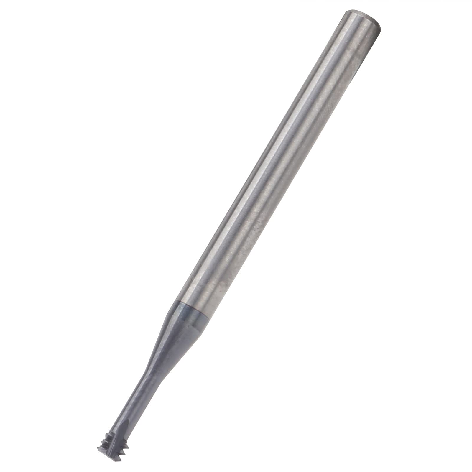 Frez Trzpieniowy, 3-zębowy Frez ze Stali Wolframowej 60 °, Metryczny, M4x0,7xD4x50, Może Być Stosowany do Aluminium, Miedzi, Stali Nierdzewnej, Stali Stopowej