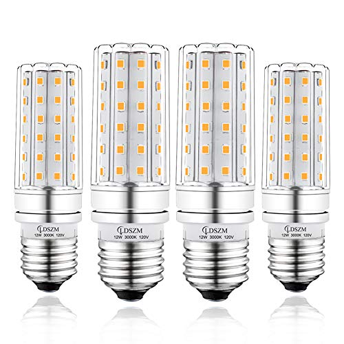 Image of LED Light Bulb 100w Equivalent 1200 Lumen 3000K Warm Daylight White 12W LED Bulb E26 Base Non-Dimmable Ceiling Fan Light Bulbs for Home Indoor LED Corn Light Bulb Pack of 4