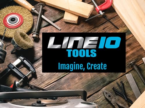 Image of LINE10 Tools 3-Inch Large Wire Wheel Brush Drill Impact Driver Attachment, Circular Round Brass Coated Steel Grill Cleaning Heavy Duty Scrubbing Paint Rust Removal Deburring Metal 1 /4-Inch Hex Shank