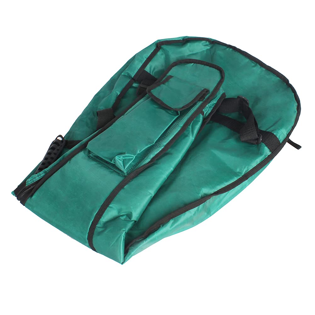 Torba gitarowa Trwałe podwójne paski na ramiona Regulowany 41-calowy futerał do przechowywania dla gitarzystów akustycznych Tkanina Oxford Zielony Niebieski 105x43x5cm (Green)