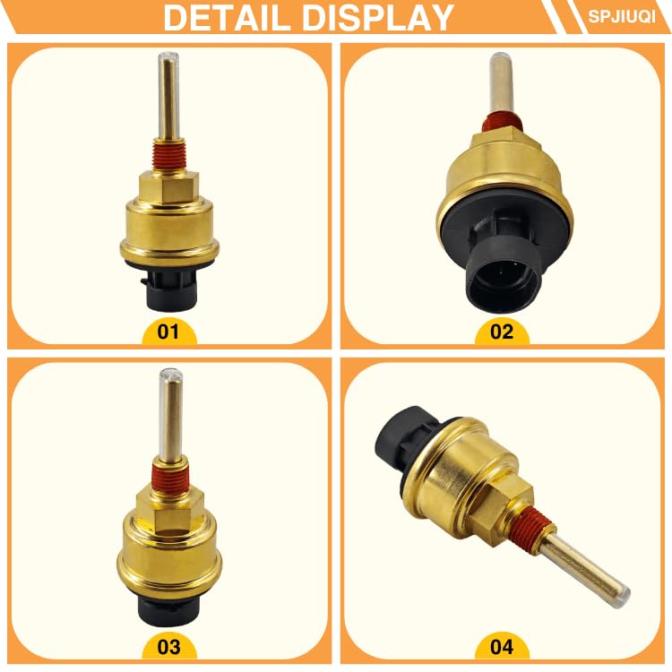 Coolant Level Sensor Switch, 4903489, Coolant Fluid Level Sensor Switch - Compatible with Cummins M11, ISM, N14, ISX, ISM, QSK, QS, 3612521, 4383932, 01-530-1204, 015301204, 086714A0001