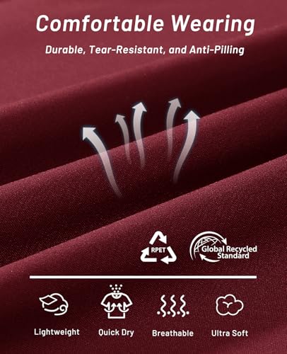 Image of MIER Men's Quick Dry Running Shorts with Zipper Pocket Elastic Waist Athletic Workout Exercise Shorts